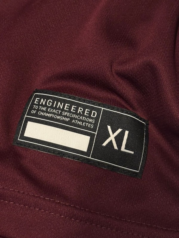 Nike Team Stock Dri-FIT Basketball Jersey Maroon/White #1228 gallery