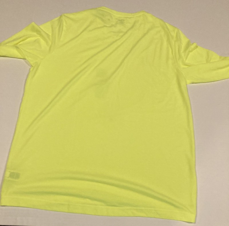 Athletic Works Men Size Large Long Sleeve Moisture Wicking Tri Blend Yellow gallery