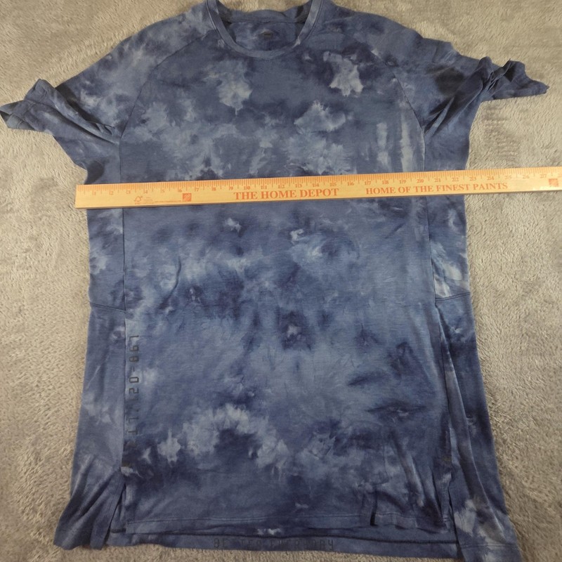 Lululemon Shirt Mens XL Blue Tie Dye Better Everyday Athletic Running Gym Yoga gallery