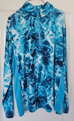 Habit Men’s Long Sleeve Fishing Shirt Solar Factor Size XL