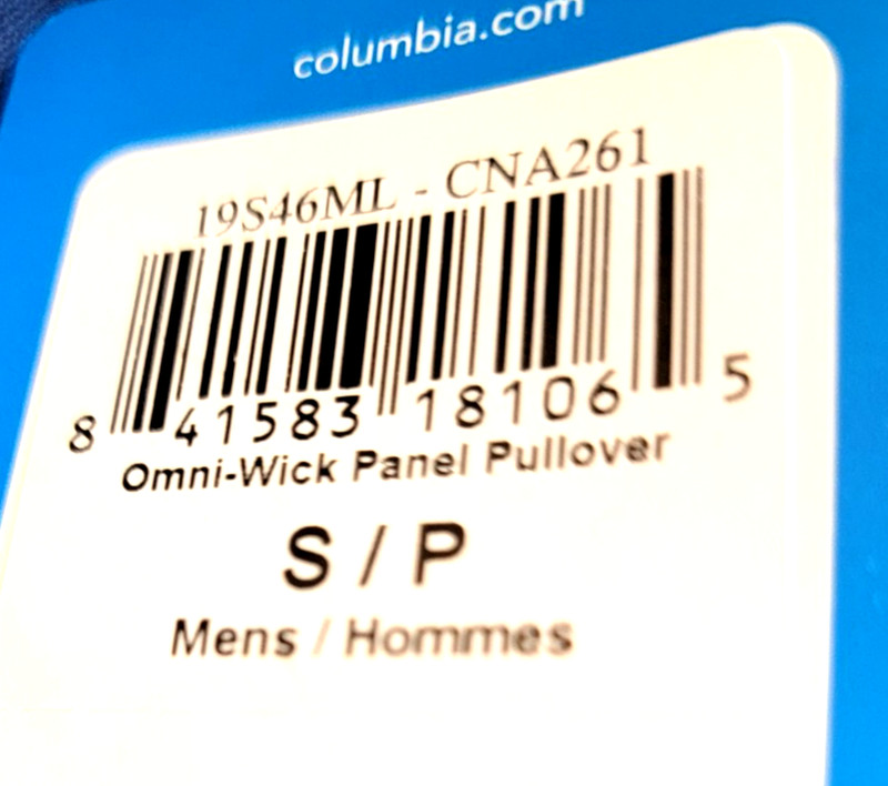 NEW Columbia Golf Omni-Wick Panel LS Blue Yellow 1/4 Zip Pullover Shirt Men's S gallery