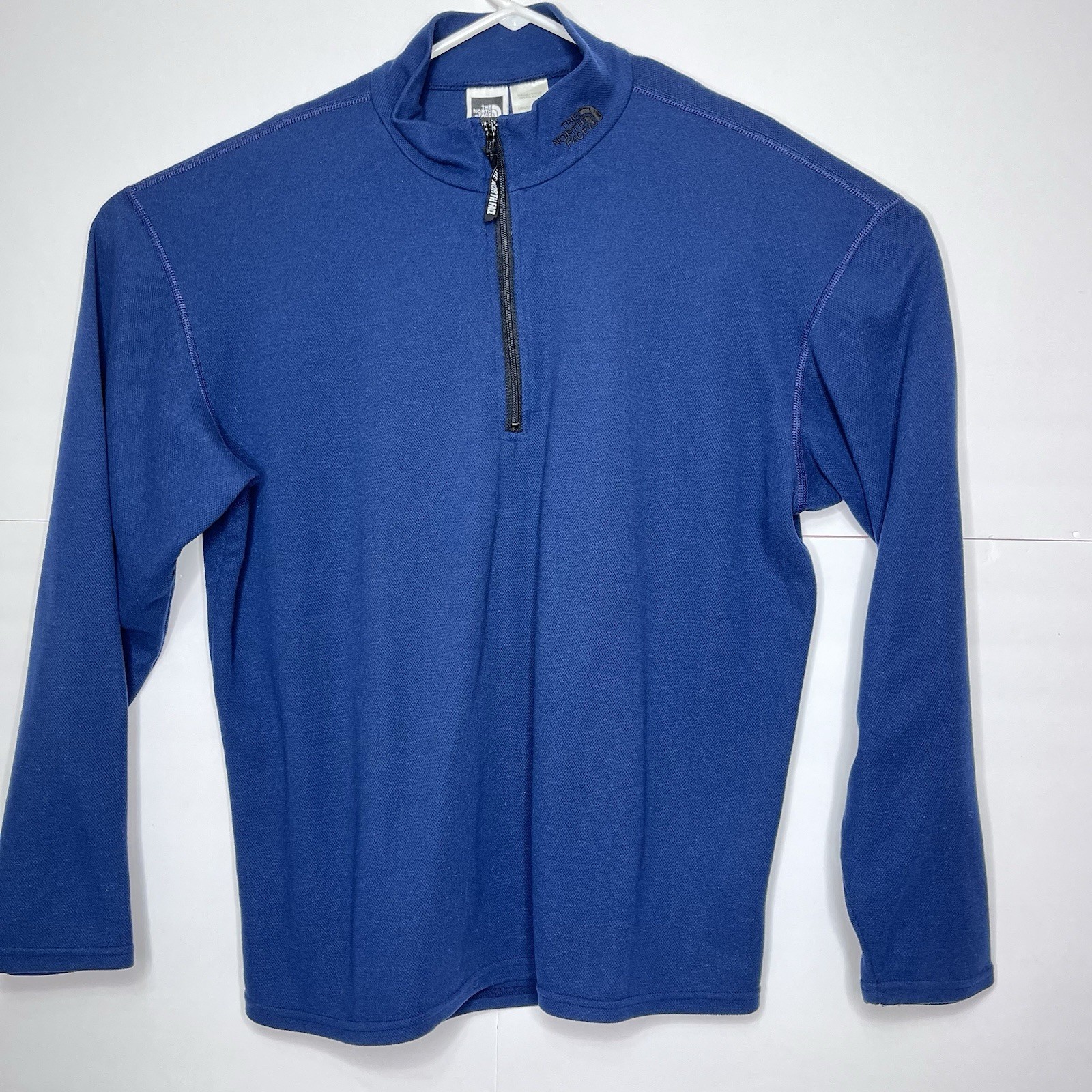 The North Face Pullover Mens XL Blue Quarter Zip Pullover Athletic Shirt Polo gallery