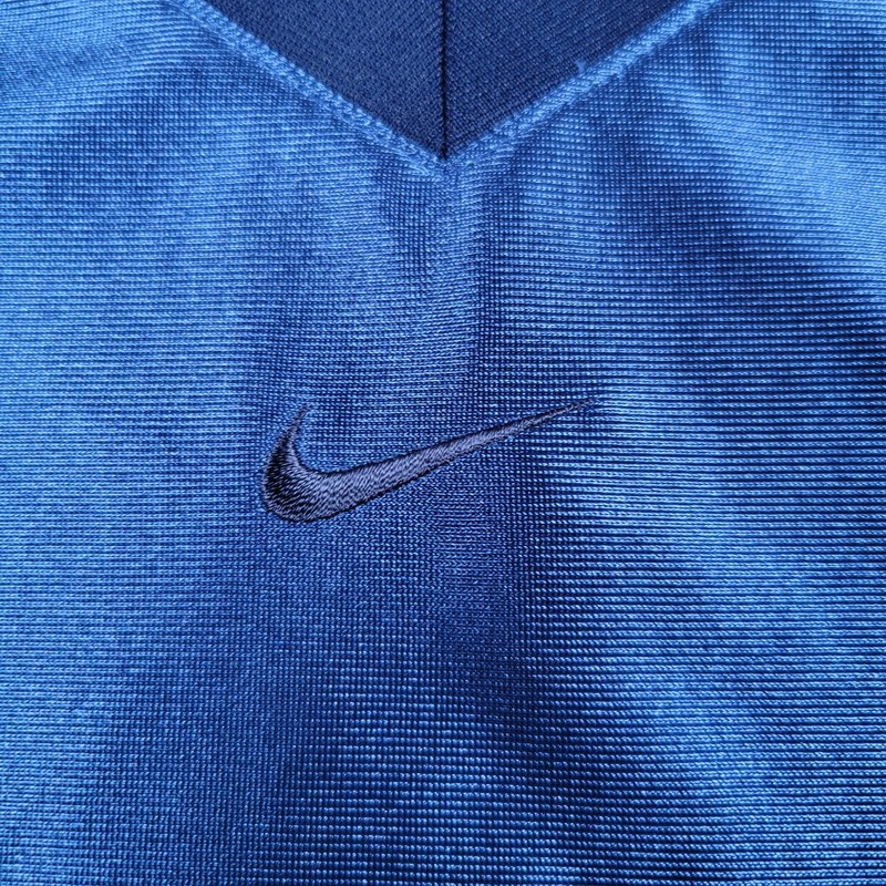 VTG Nike Jersey Men Large Shiny Dazzle Mesh Basketball Center Swoosh Reversible gallery