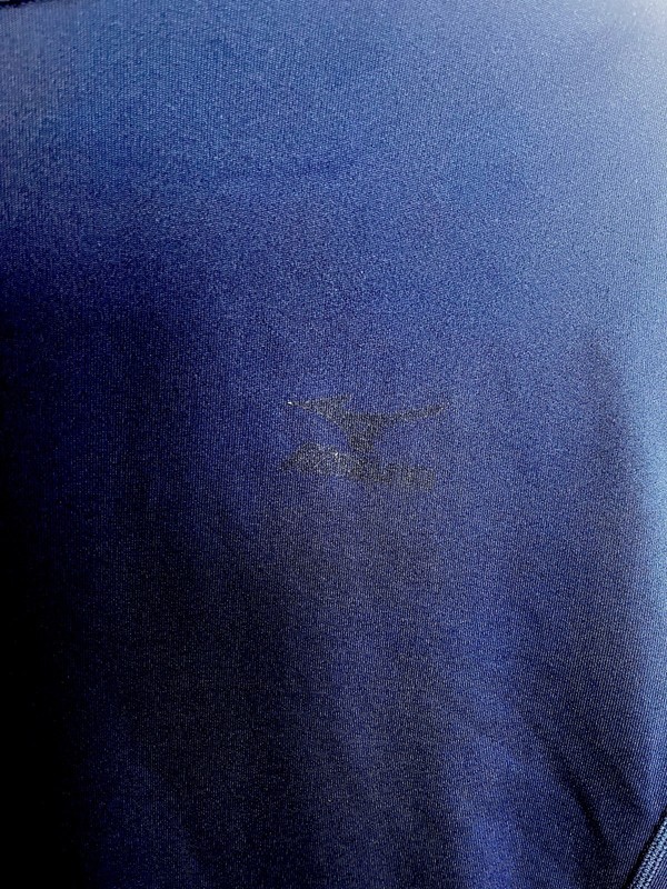 Mizuno Performance Compression Longsleeve Shirt Mens Sz L Thick Navy Blue Run gallery