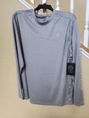 WRANGLER ATG LONG SLEEVE PULLOVER REGULAR FIT SHIRT XLT GREY