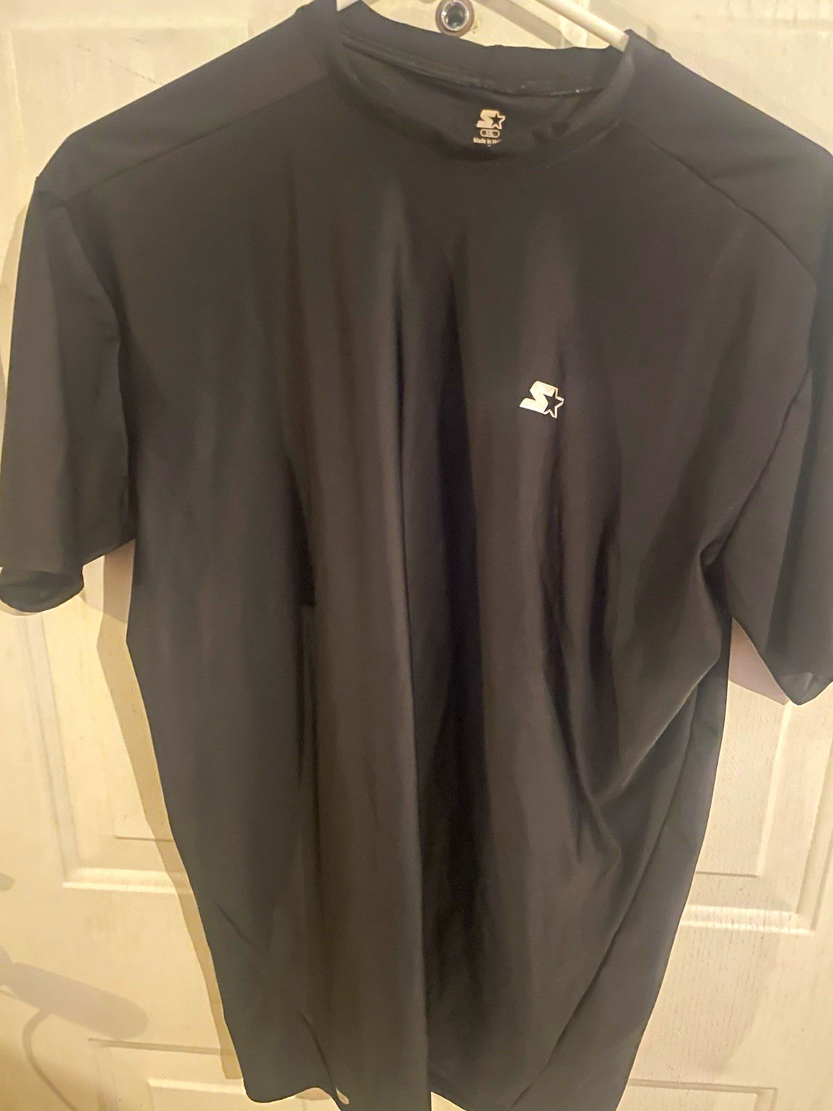 Starter DRI-STAR Moisture Wicking Crew Neck Short Sleeve T-Shirt Black 3XL gallery
