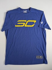Under Armour Stephen Curry HeatGear Shirt Medium Blue MVP SC30 “I Can Do All…