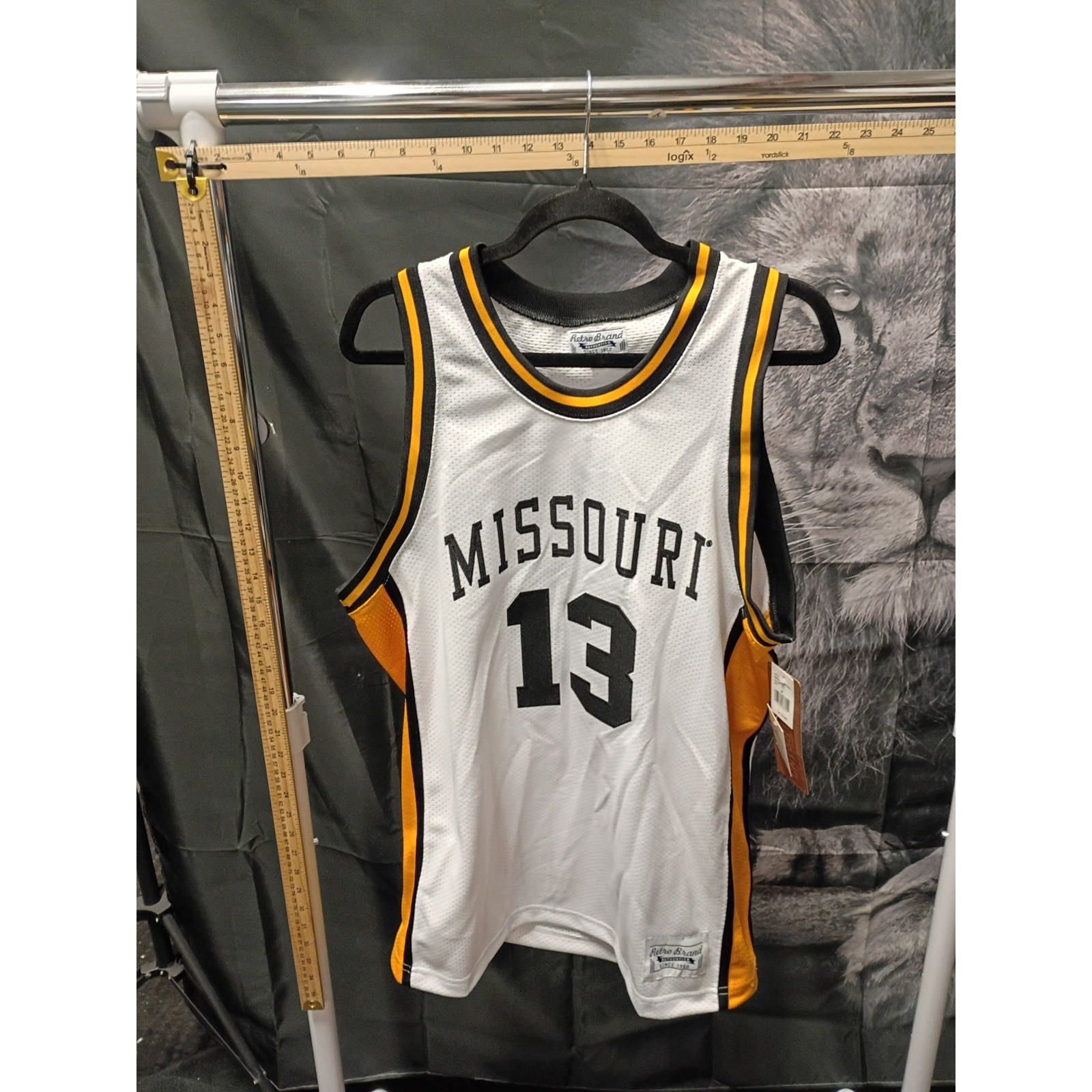 Retro Brand Missouri Tigers Michael Porter Jr 13 Basketball Jersey Mens Medium gallery