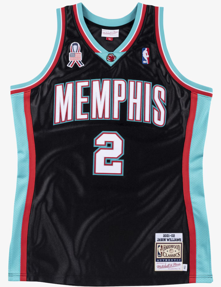 Mitchell & Ness Authentic 2001-02 Jason Williams Memphis Grizzlies Jersey gallery