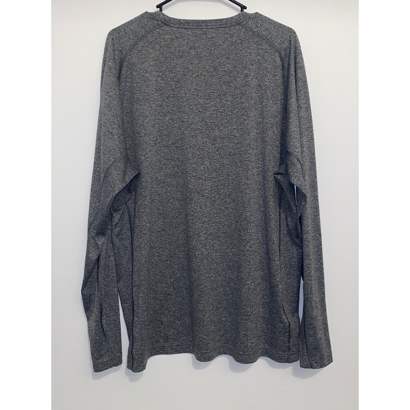 Eddie Bauer FreeDry Mens XL Tall Gray Heather Long Sleeve Performance Shirt T-XL gallery