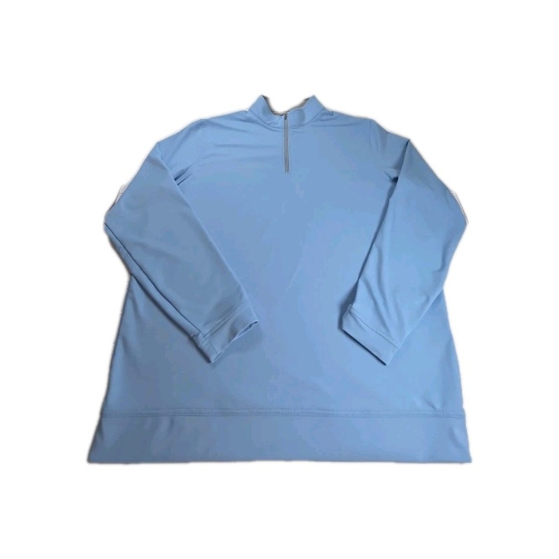 Peter Millar Mens BLUE Perth Performance Quarter Zip Pullover XL ME0EK40 EUC gallery