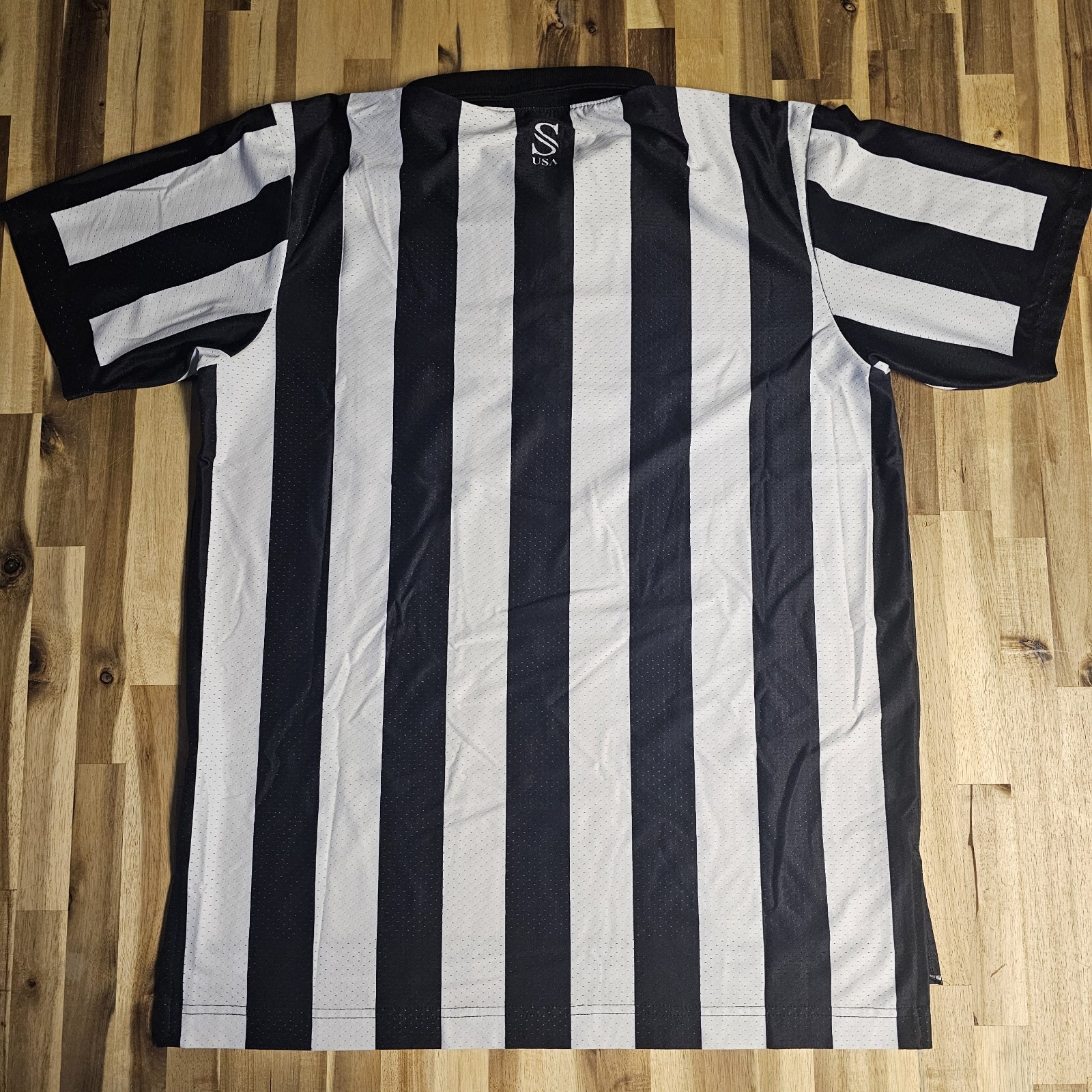 Smitty 2" Stripe Body Flex Short Sleeve Football Referee Shirt gallery