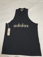 Adidas X Fear Of God Athletics Black Oversized Athleisure Tank Top SZ Small