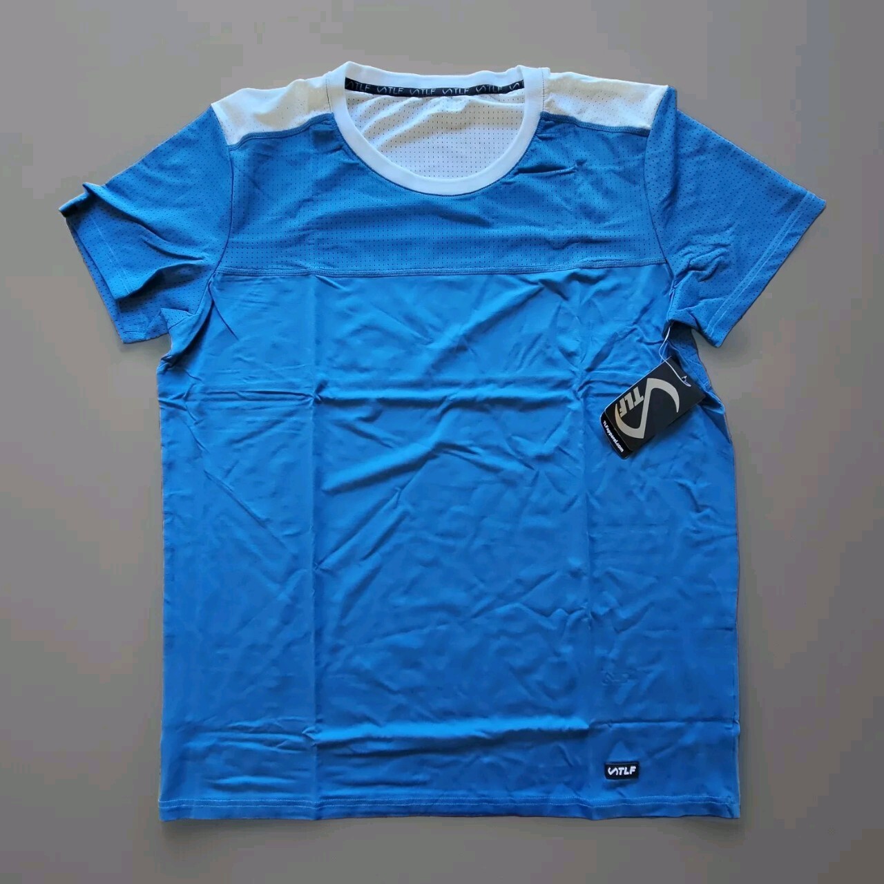 NEW Men's TLF Techne Workout Tee Size Large Olympic Blue Training Weightlifting gallery