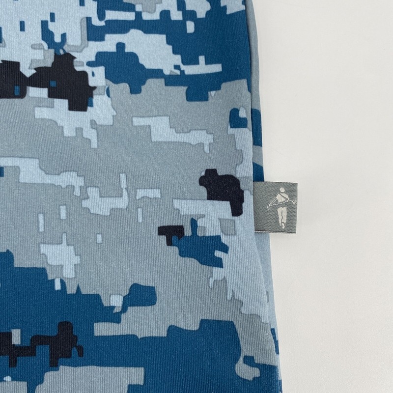 TPC Sawgrass Country Club Polo Shirt Mens Medium Golf Blue Digi Camo Sawgrass CC gallery