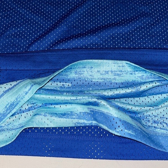 Nike reversible mesh basketball jersey shirt tank men’s S dri fit blue NWT $70 gallery