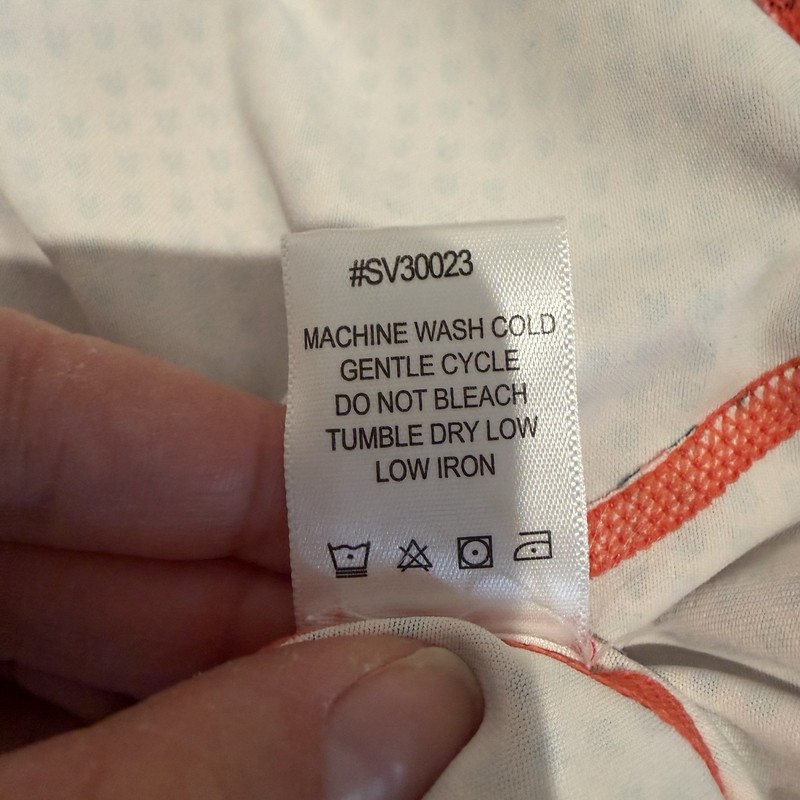 1764 1/4 Zip Pullover Shirt Men Large Coral Golf Performance Arrow Pattern Fun gallery