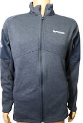 Spyder Fleece Empire Jacket Men’s Size L Full Zip Pockets Logo Gray