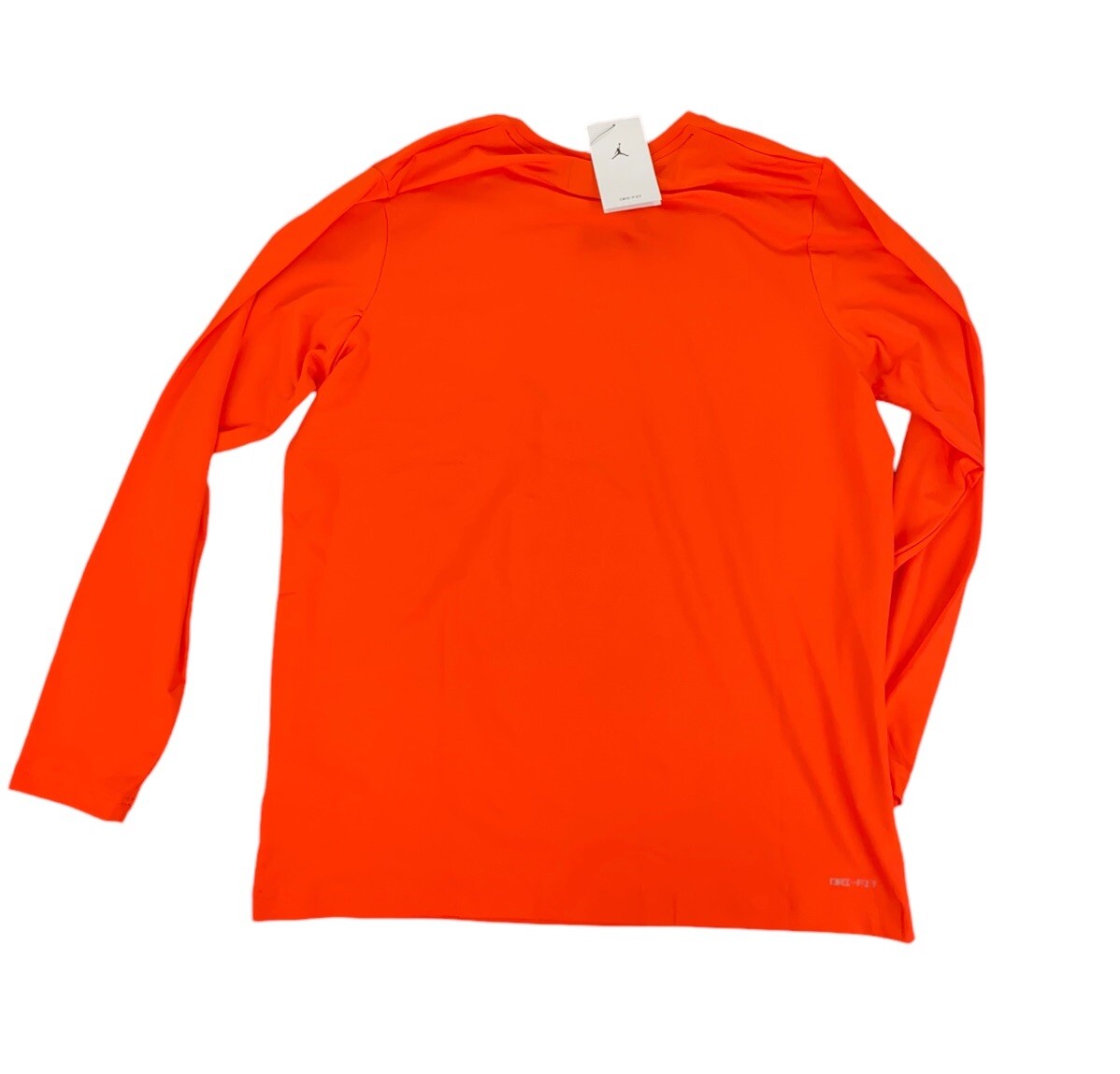 NEW Jordan Dri-Fit Long Sleeve Training Mens Size L Shirt Top Orange DQ7901-813 gallery