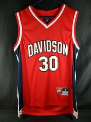 Steph Curry Davidson Wildcats Nike College Basketball Jersey Size Small +2