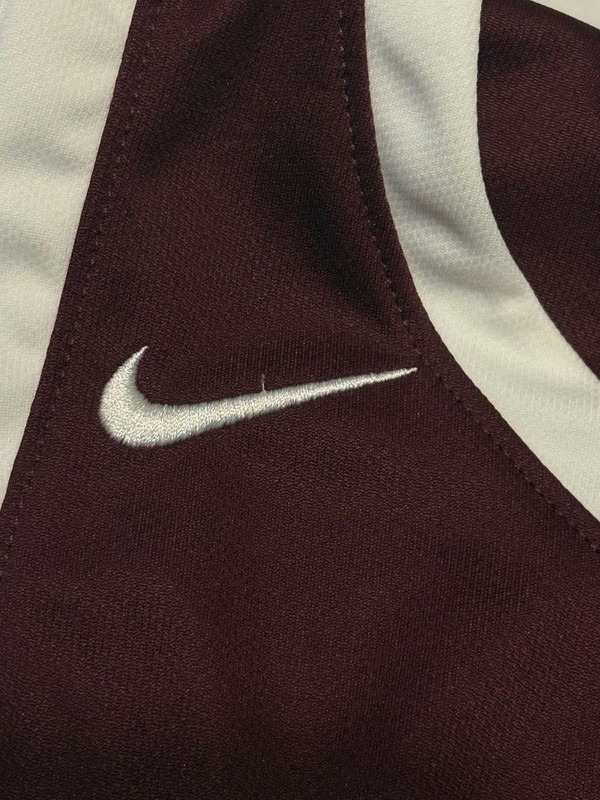 Nike Team Stock Dri-FIT Basketball Jersey Maroon/White #1228 gallery