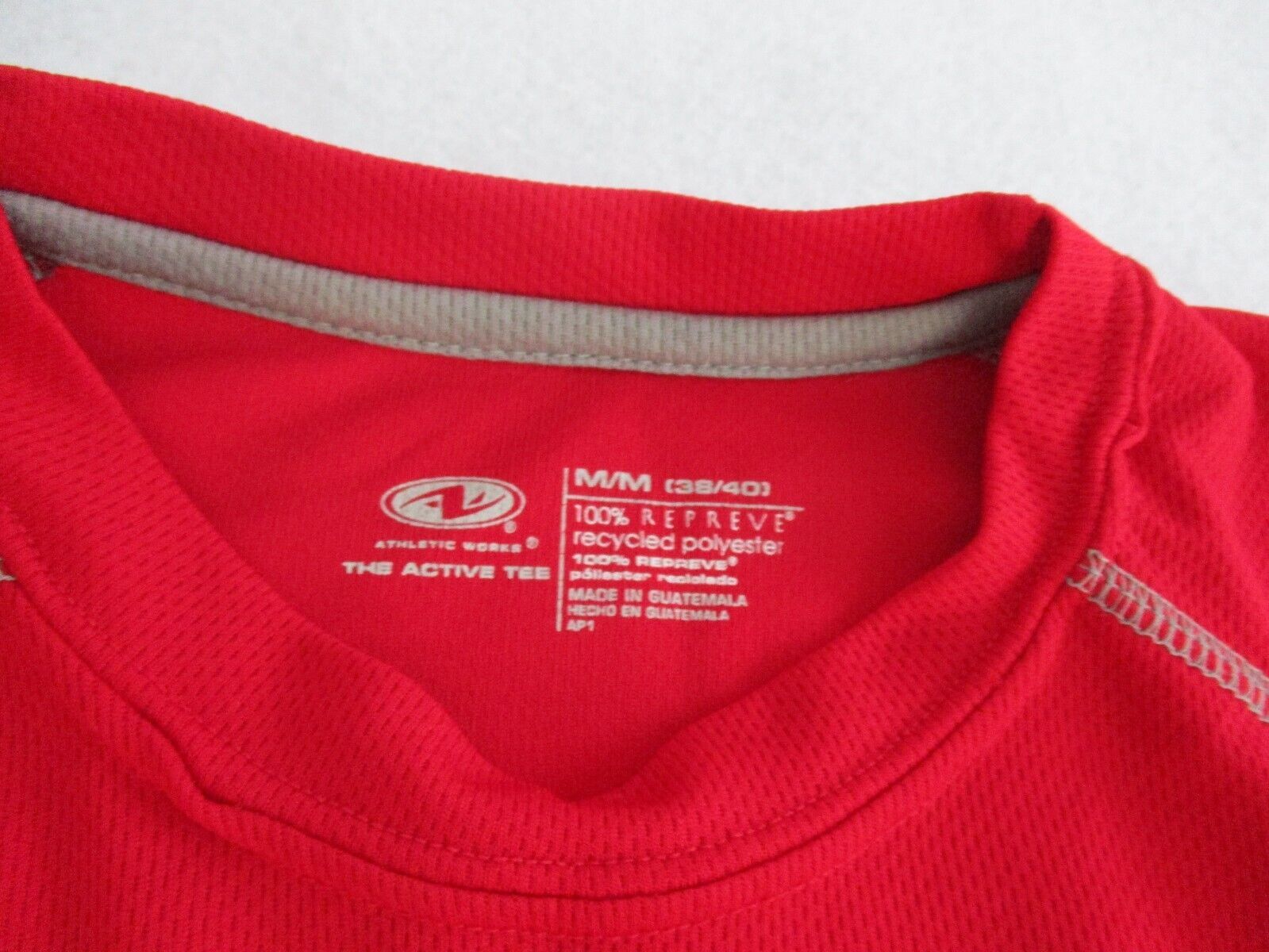 Athletic Works The Active Tee Tank Top Red Sz M/M (38-40) gallery