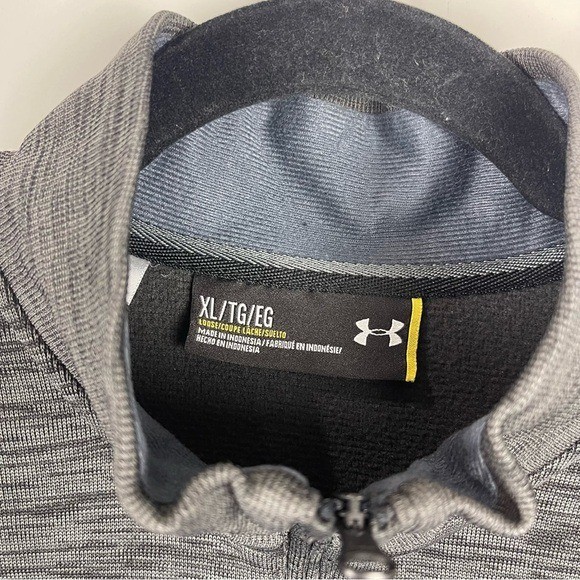 Under Armour ColdGear 1/4 Zip Pullover Men’s XL Loose Fit Sweater Hawkeye Logo gallery
