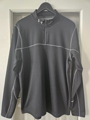 Under Armour ColdGear Fitted 1/4 Zip Pullover Black Men’s X- Large EUC