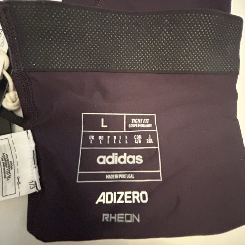 Adidas Adizero RHEON Pro Elite Arm Sleeve Size Large Purple Pink Running gallery