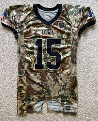 ARMY NATIONAL GUARD FOOTBALL JERSEY – TEAM IOWA – # 15 – ADULT SIZE LARGE