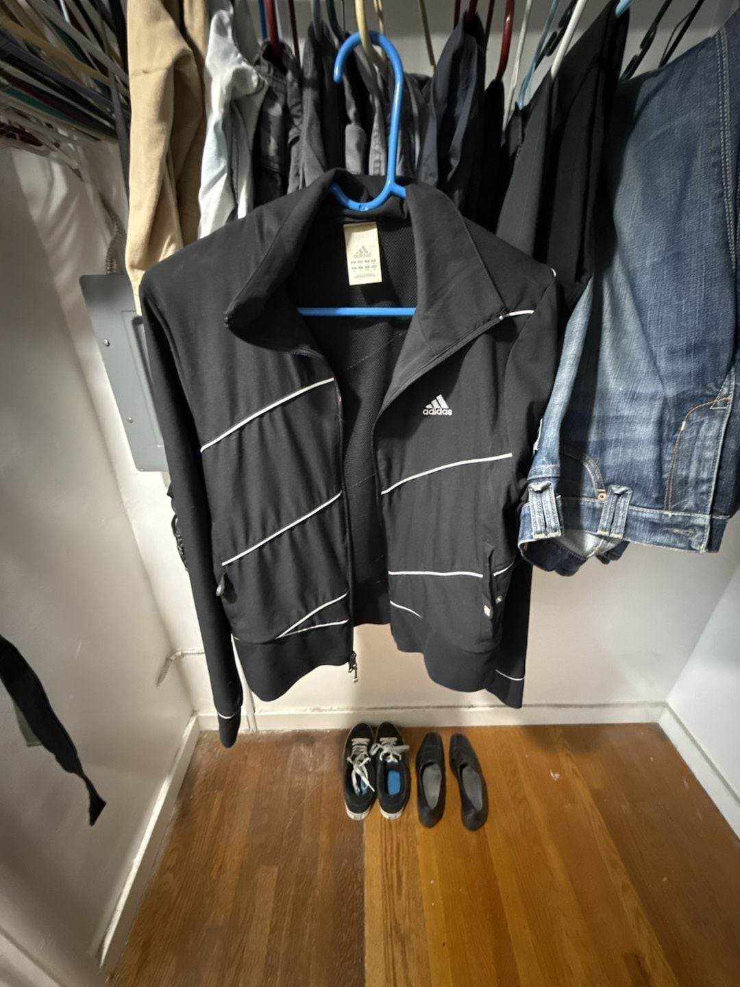 Adidas Full Zip Track Jacket Black Size Large gallery