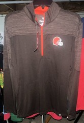 Officially Licensed Fanatics Cleveland Browns NFL Men’s Medium Quarter Zip NWT