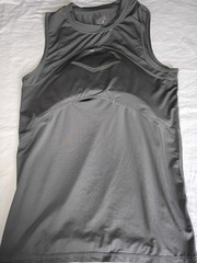 EvoShield Chest Guard Sleeveless Performance Tank Top Gray Charcoal RN123783