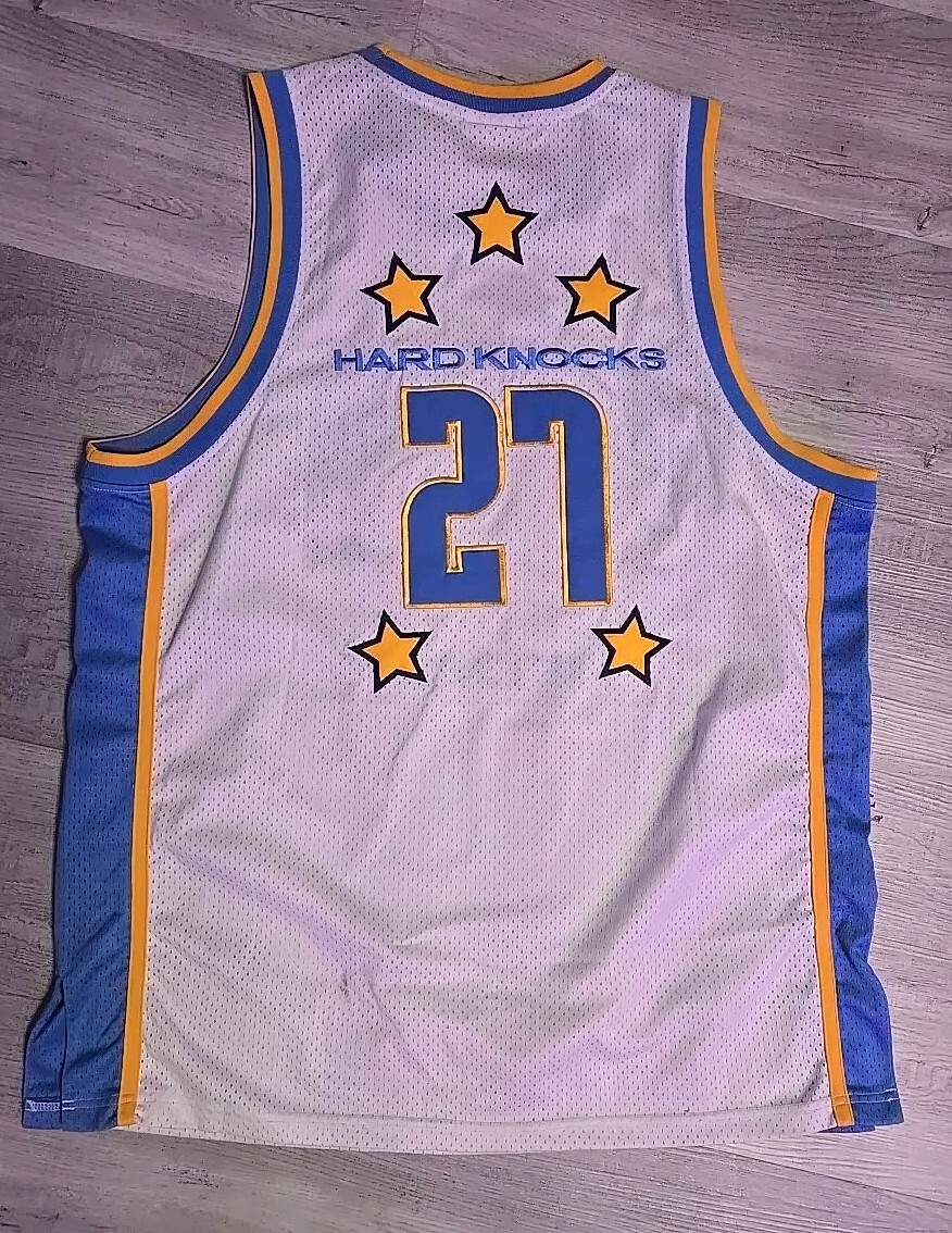 Hardknocks Hitmen White Blue Jersey Denver Nuggets Men’s Sz XL gallery