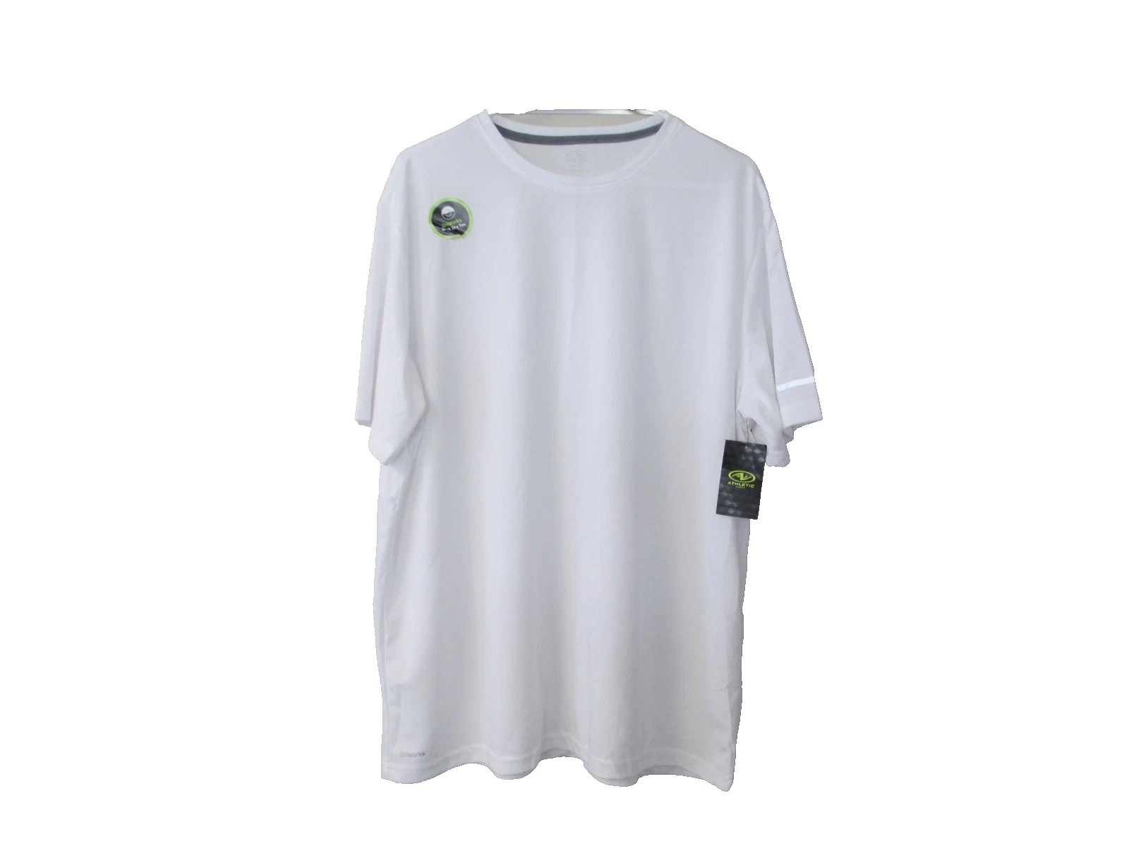 Mens Athletic Works Short Sleeve Shirt Driworks Quick Dry XL gallery