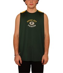 G-III Sports Mens Green Bay Packers Tank Top, Green, Large