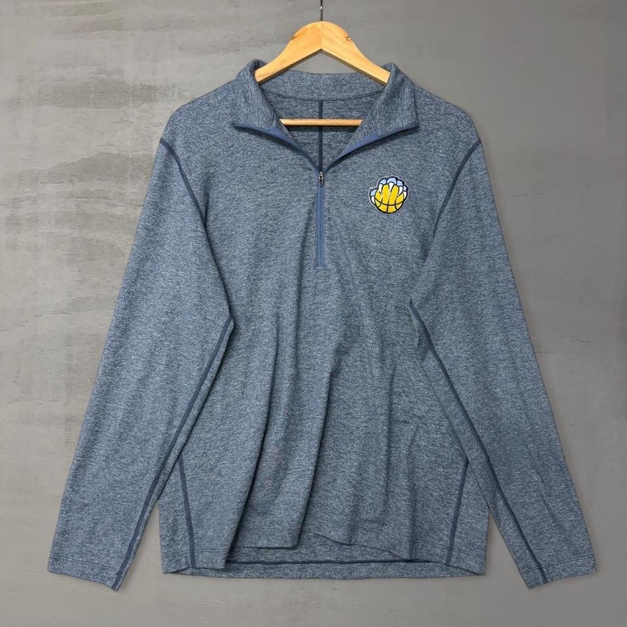 Lululemon Metal Vent Tech 1/2 Zip 2.0 Blue Memphis Grizzlies Pullover Large gallery