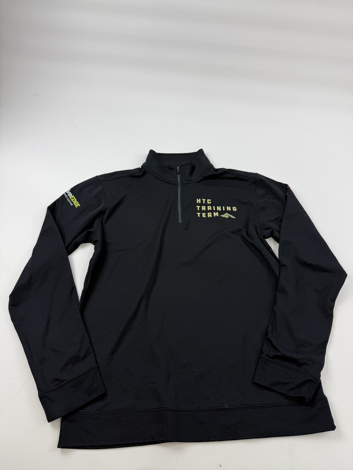 Nike Pullover Mens Medium Black Dri-Fir 1/4 Zip HTC Training Team Running Top gallery