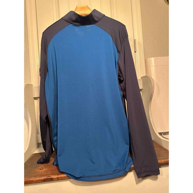 Columbia Quarter Zip Mens Size L Blue/Dark Blue gallery