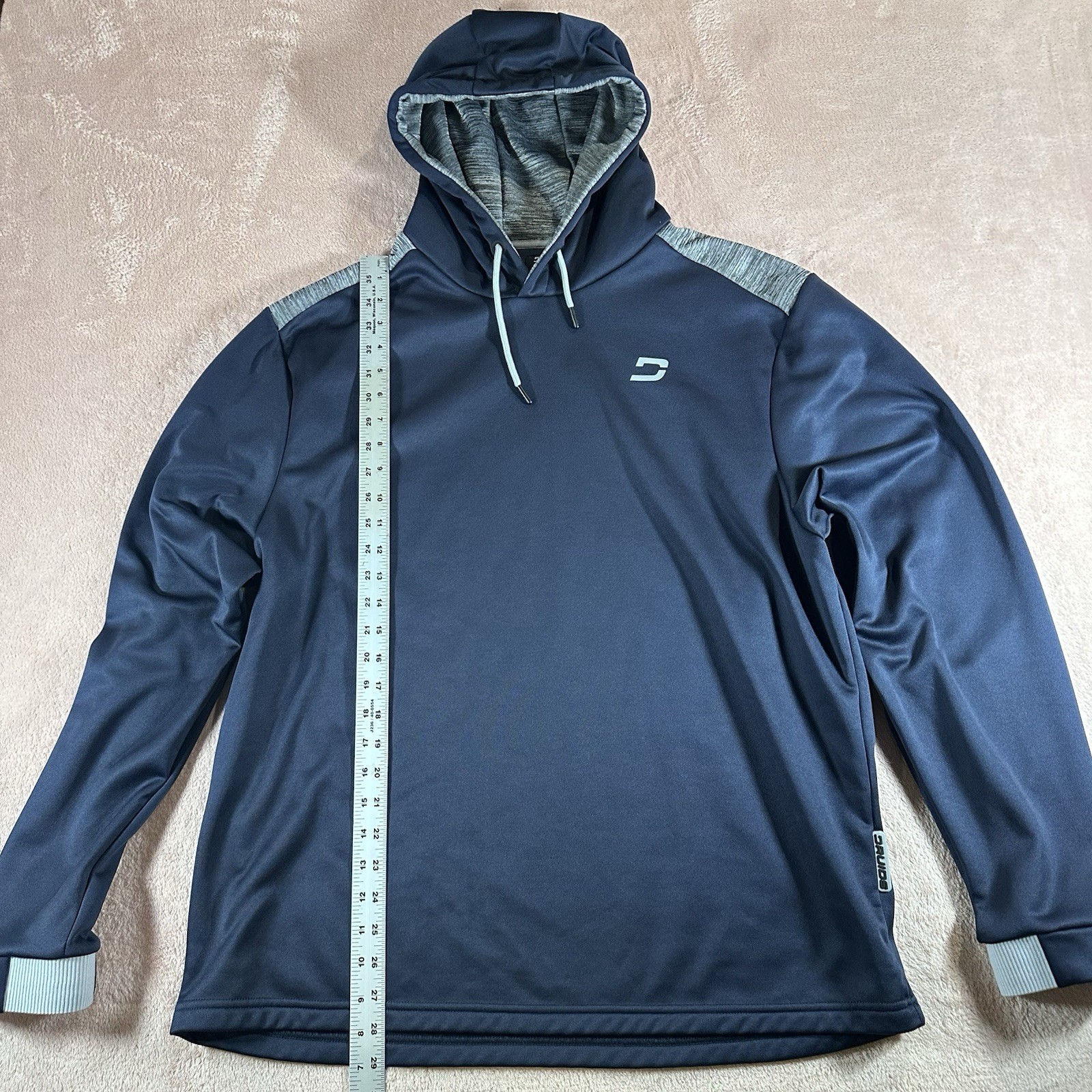 Druids Mens 3XL Blue Soft Timeless Golf Hoodie Sweatshirt Pullover Casual gallery