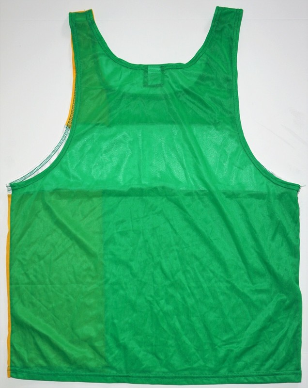 MEN'S GREEN SLEEVELESS NYLON TANK TOP SHIRT X-LARGE gallery