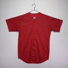 VTG 90s Wilson Athletic Mesh Baseball Jersey – Red – Mens MEDIUM