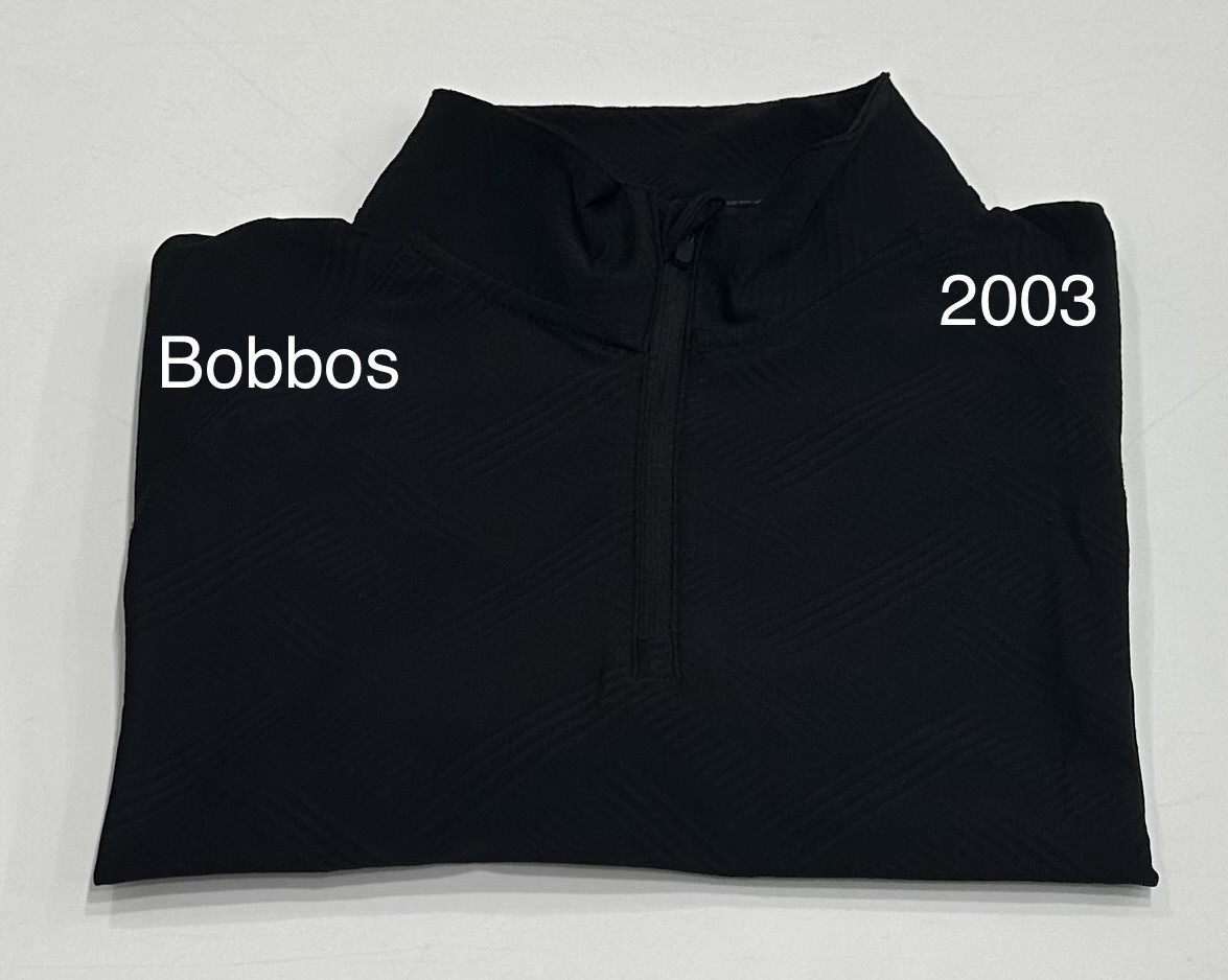 Gerry Men's Active Quarter Zip Regular Fit Top, Black, Size M gallery
