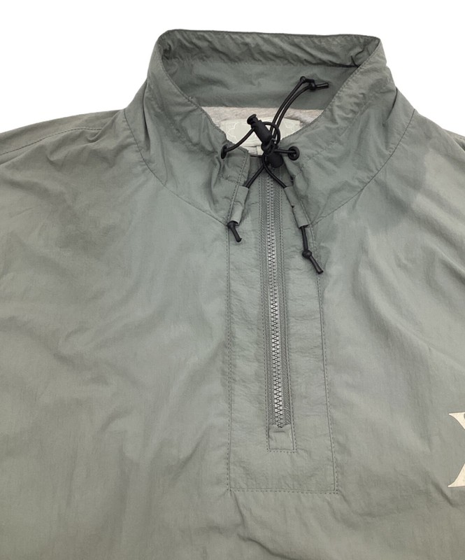 Authentic KITH PAPER NYLON RYDER QUARTER ZIP L Gray Men 24-011-060-00212-3-0 gallery