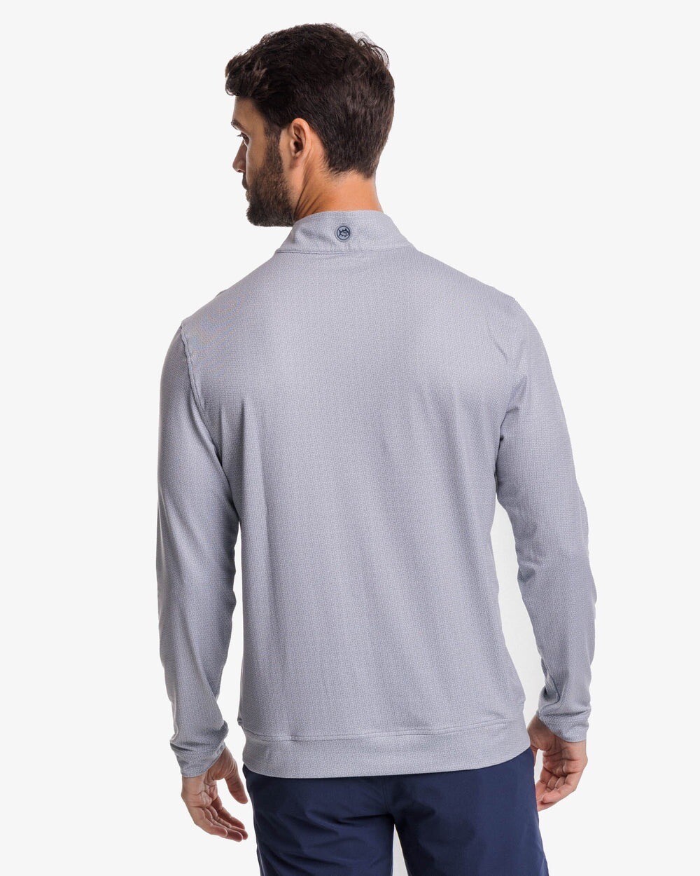 Southern Tide Men’s Pine Ridge Cruiser Quarter Zip Pullover - Steel Grey - 2XL gallery