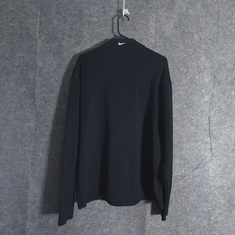 Nike Bears Football 1/4 Zip Pullover Mens Black Long Sleeve Training Shirt XL gallery