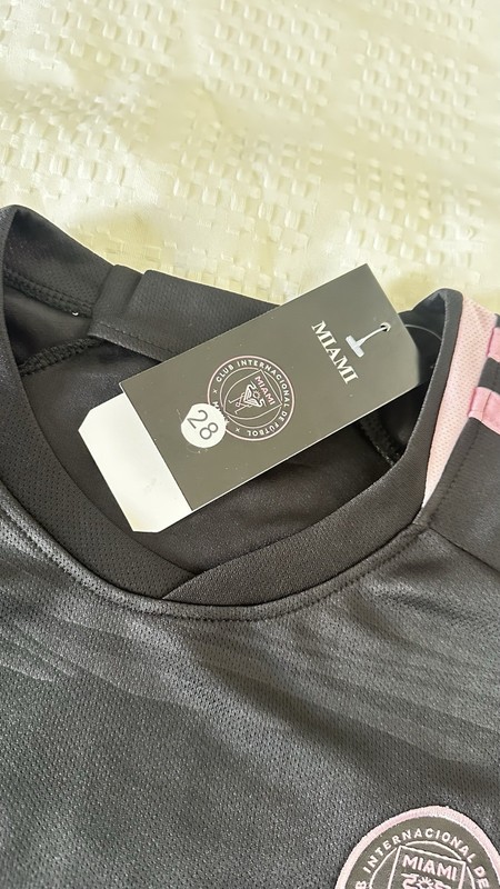 Black and Pink Messi Soccer Jersey gallery