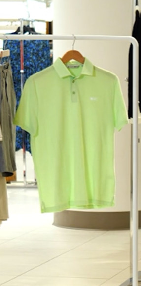 Black Clover NEW Mens Spring Green Relaxed Fit Fashion Golf Polo Large $95 gallery