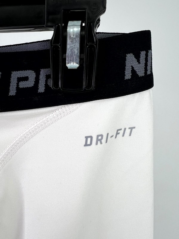 Nike Pro Combat Compression Leggings Mens White Baselayer Warm 2XL gallery