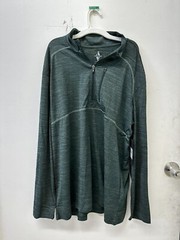 NWT / Skechers Men On The Road 1/4 Zip Long Sleeve – Light Green – 2XL